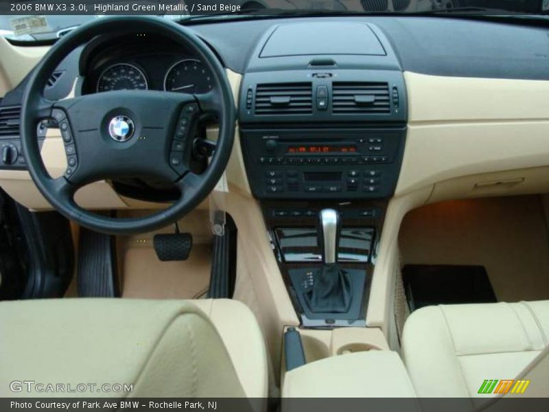 Highland Green Metallic / Sand Beige 2006 BMW X3 3.0i