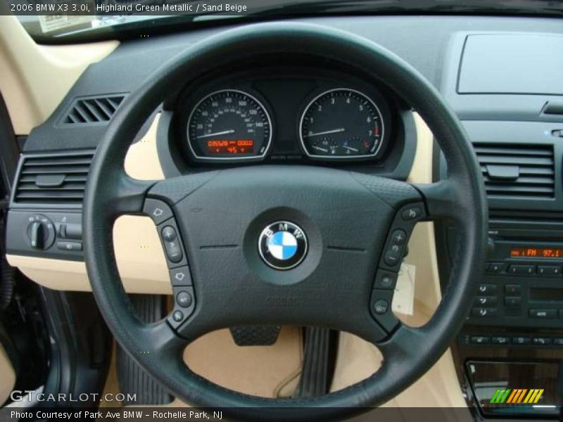 Highland Green Metallic / Sand Beige 2006 BMW X3 3.0i