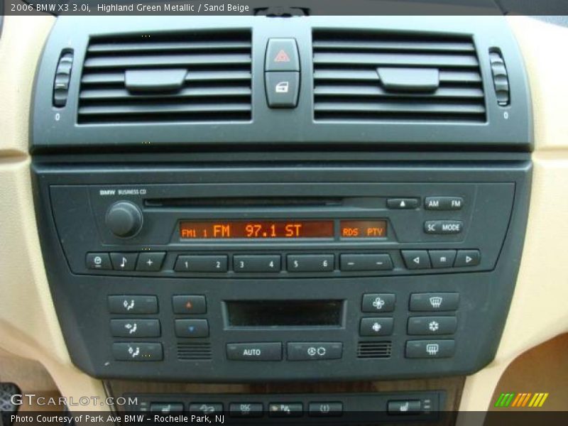 Highland Green Metallic / Sand Beige 2006 BMW X3 3.0i