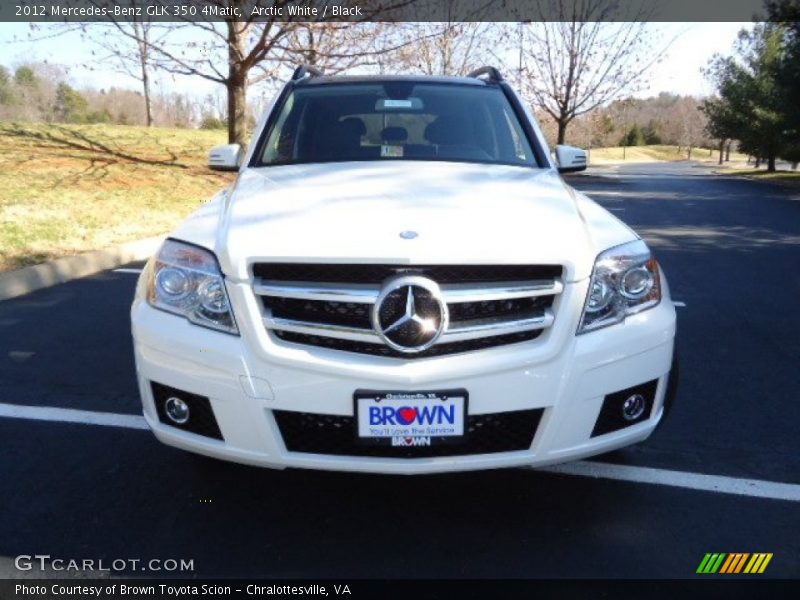 Arctic White / Black 2012 Mercedes-Benz GLK 350 4Matic