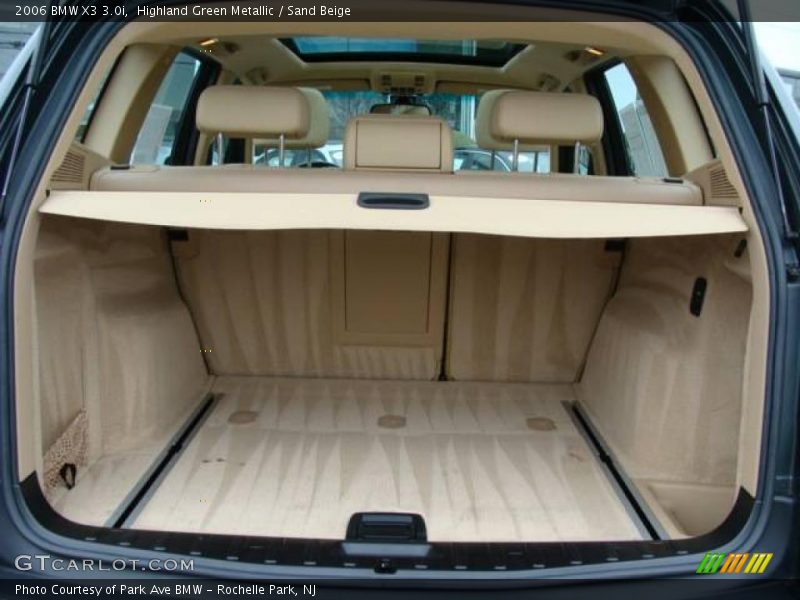 Highland Green Metallic / Sand Beige 2006 BMW X3 3.0i