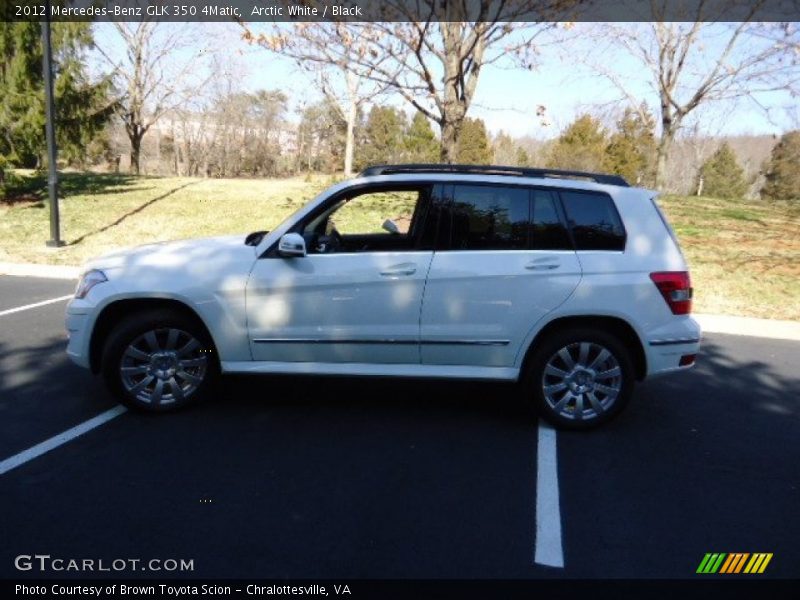 Arctic White / Black 2012 Mercedes-Benz GLK 350 4Matic