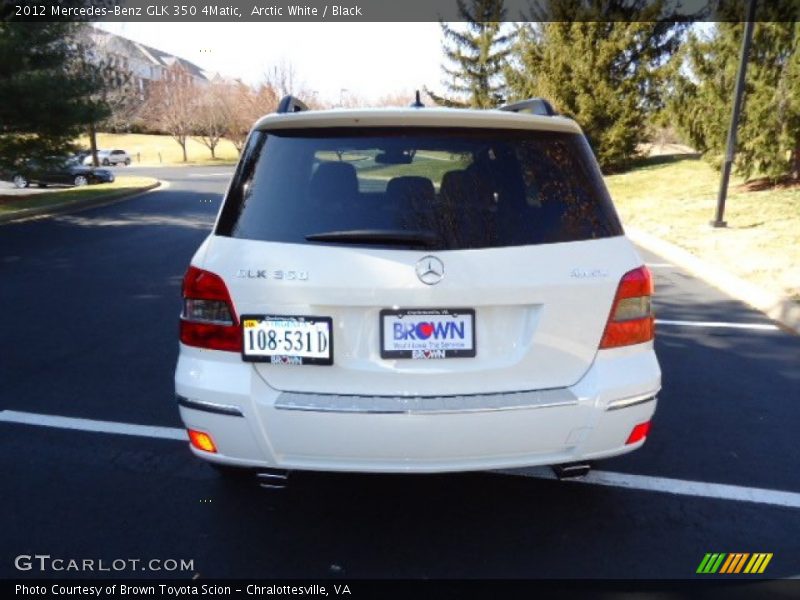 Arctic White / Black 2012 Mercedes-Benz GLK 350 4Matic