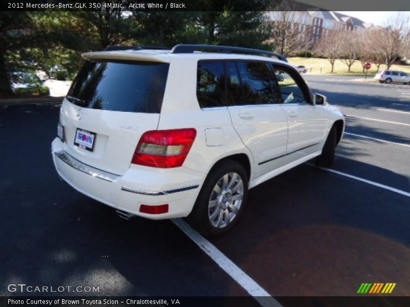 Arctic White / Black 2012 Mercedes-Benz GLK 350 4Matic