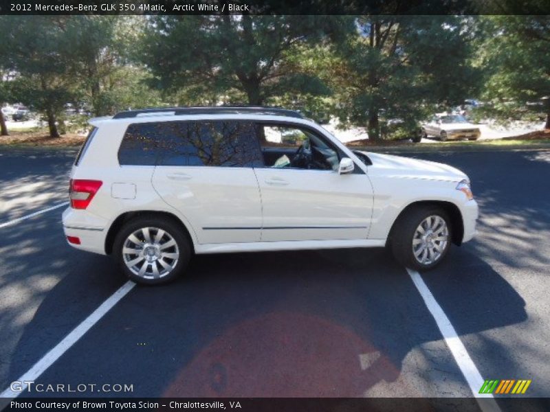 Arctic White / Black 2012 Mercedes-Benz GLK 350 4Matic