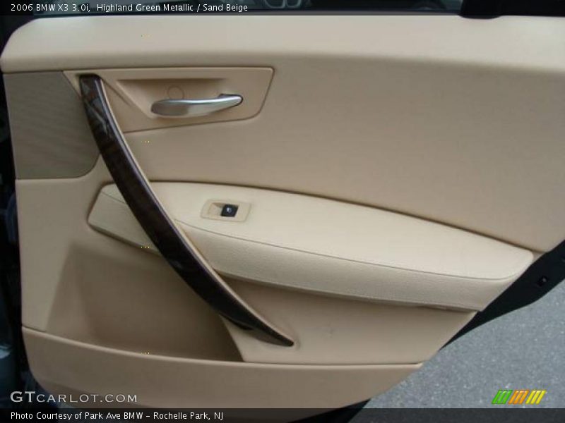Highland Green Metallic / Sand Beige 2006 BMW X3 3.0i
