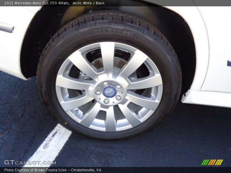 Arctic White / Black 2012 Mercedes-Benz GLK 350 4Matic