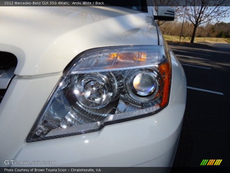 Arctic White / Black 2012 Mercedes-Benz GLK 350 4Matic