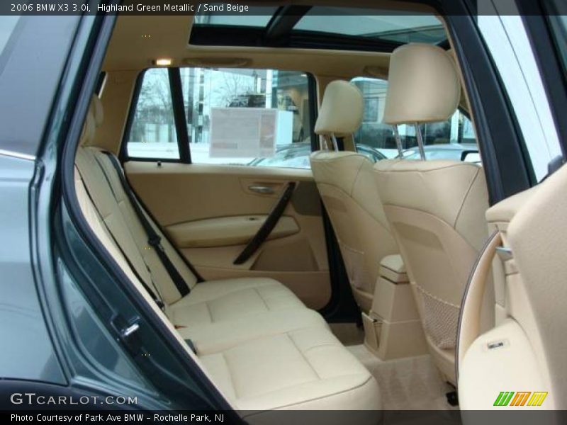 Highland Green Metallic / Sand Beige 2006 BMW X3 3.0i