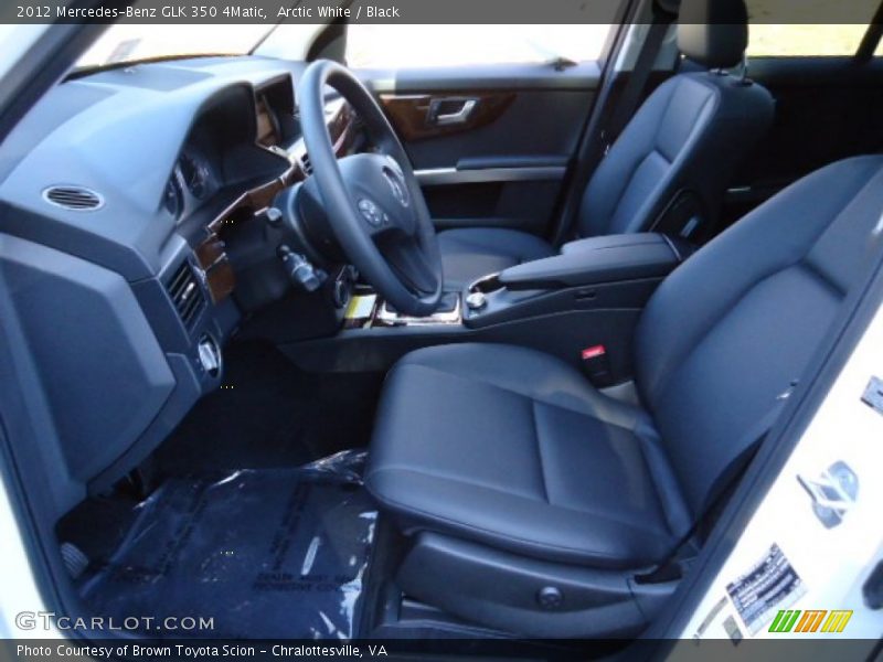 Arctic White / Black 2012 Mercedes-Benz GLK 350 4Matic