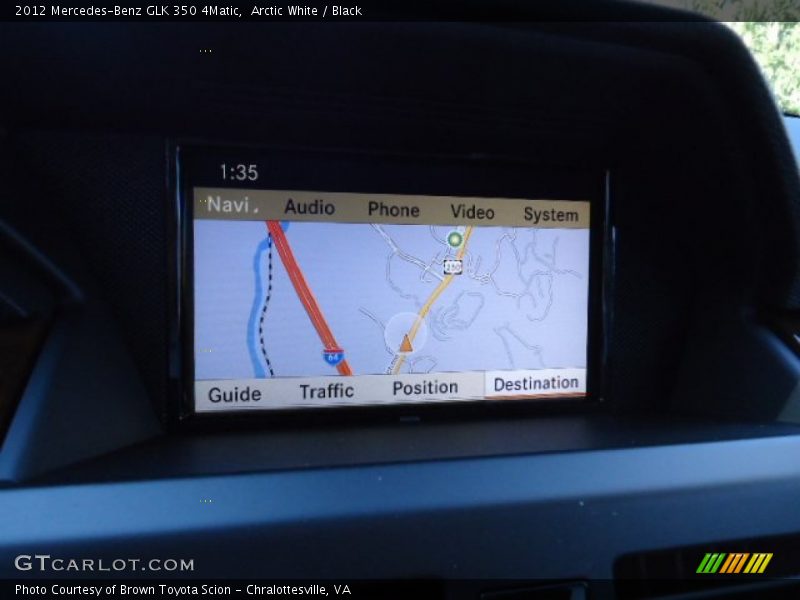 Arctic White / Black 2012 Mercedes-Benz GLK 350 4Matic