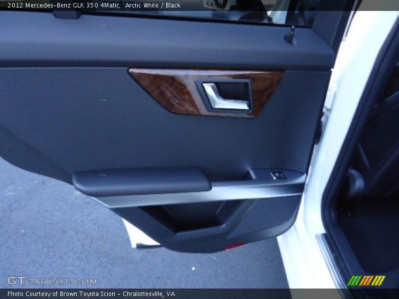 Arctic White / Black 2012 Mercedes-Benz GLK 350 4Matic