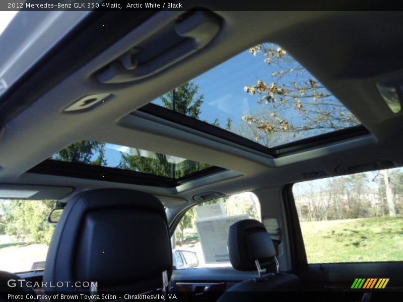 Arctic White / Black 2012 Mercedes-Benz GLK 350 4Matic