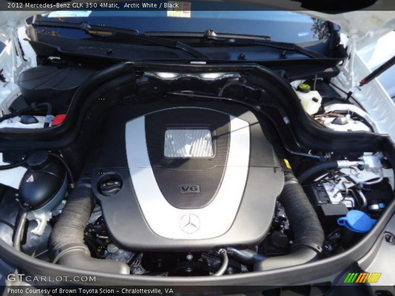 Arctic White / Black 2012 Mercedes-Benz GLK 350 4Matic