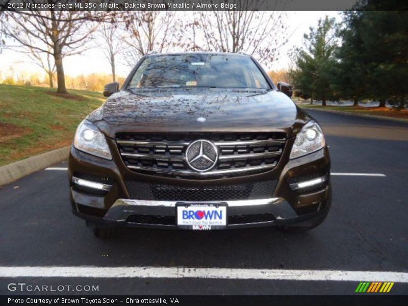 Dakota Brown Metallic / Almond Beige 2012 Mercedes-Benz ML 350 4Matic