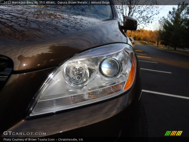 Dakota Brown Metallic / Almond Beige 2012 Mercedes-Benz ML 350 4Matic