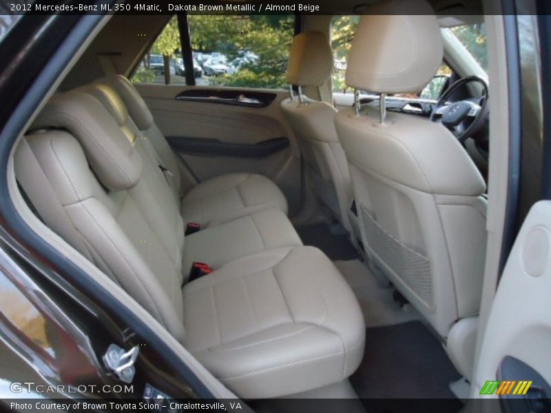 Dakota Brown Metallic / Almond Beige 2012 Mercedes-Benz ML 350 4Matic