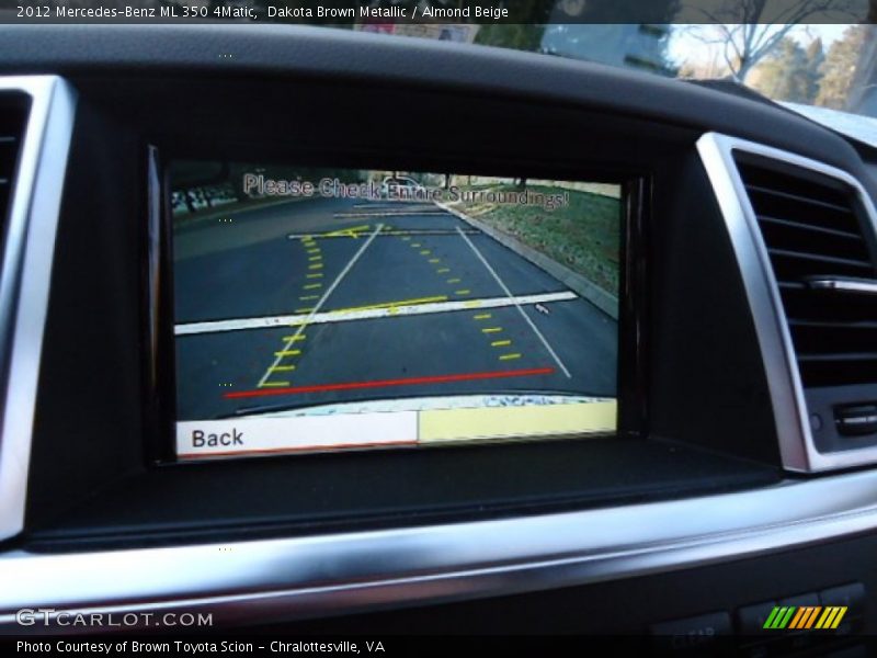 Dakota Brown Metallic / Almond Beige 2012 Mercedes-Benz ML 350 4Matic