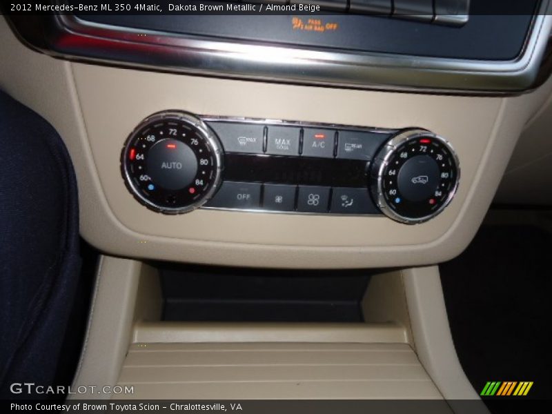 Dakota Brown Metallic / Almond Beige 2012 Mercedes-Benz ML 350 4Matic