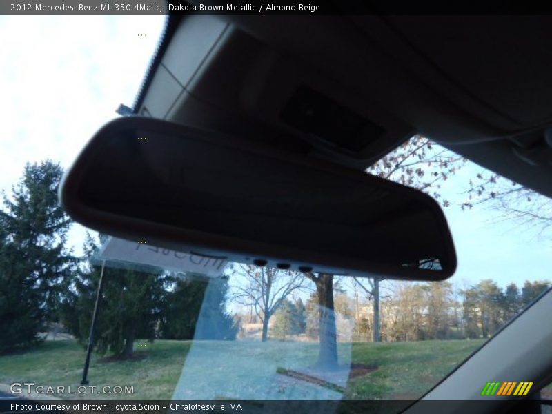 Dakota Brown Metallic / Almond Beige 2012 Mercedes-Benz ML 350 4Matic