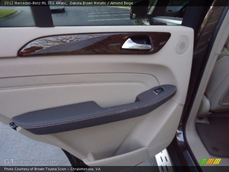 Dakota Brown Metallic / Almond Beige 2012 Mercedes-Benz ML 350 4Matic