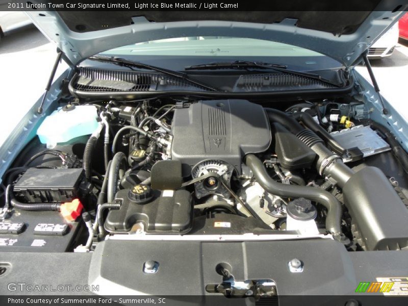 Light Ice Blue Metallic / Light Camel 2011 Lincoln Town Car Signature Limited