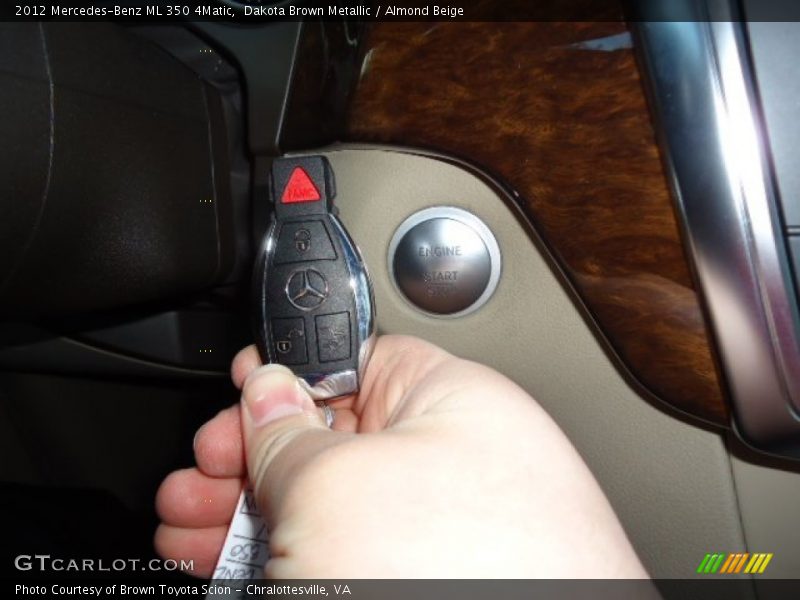 Dakota Brown Metallic / Almond Beige 2012 Mercedes-Benz ML 350 4Matic
