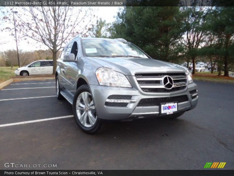Paladium Silver Metallic / Black 2012 Mercedes-Benz GL 450 4Matic