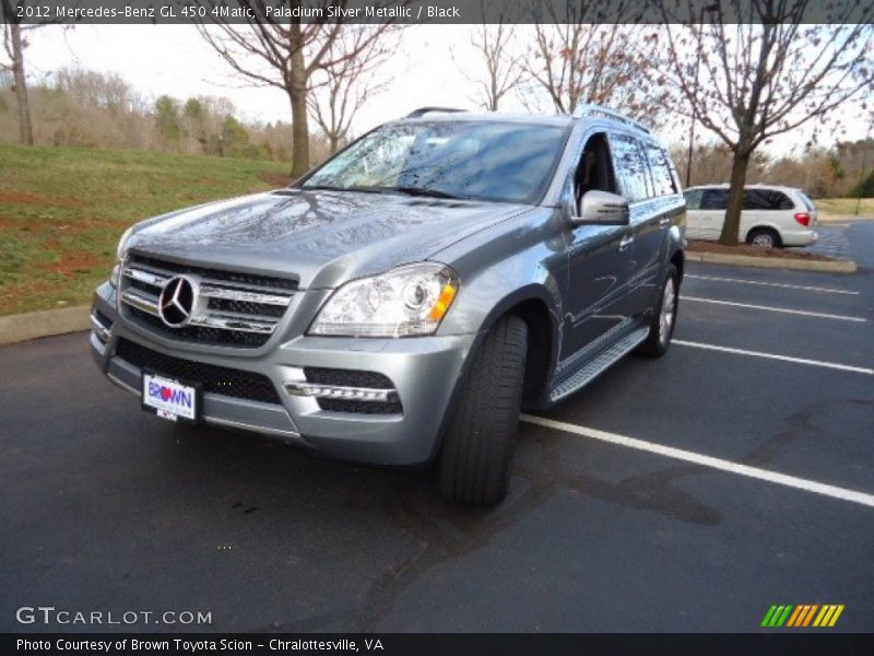 Paladium Silver Metallic / Black 2012 Mercedes-Benz GL 450 4Matic