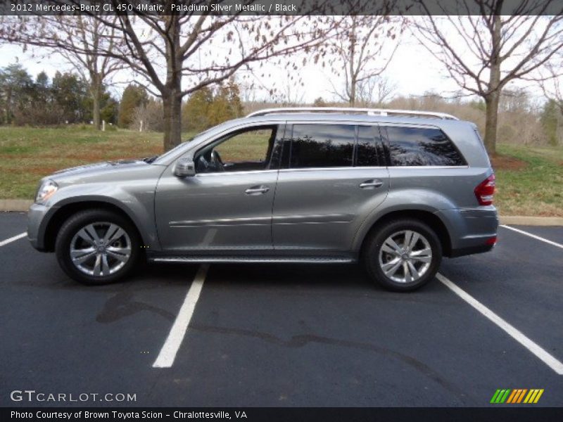 Paladium Silver Metallic / Black 2012 Mercedes-Benz GL 450 4Matic