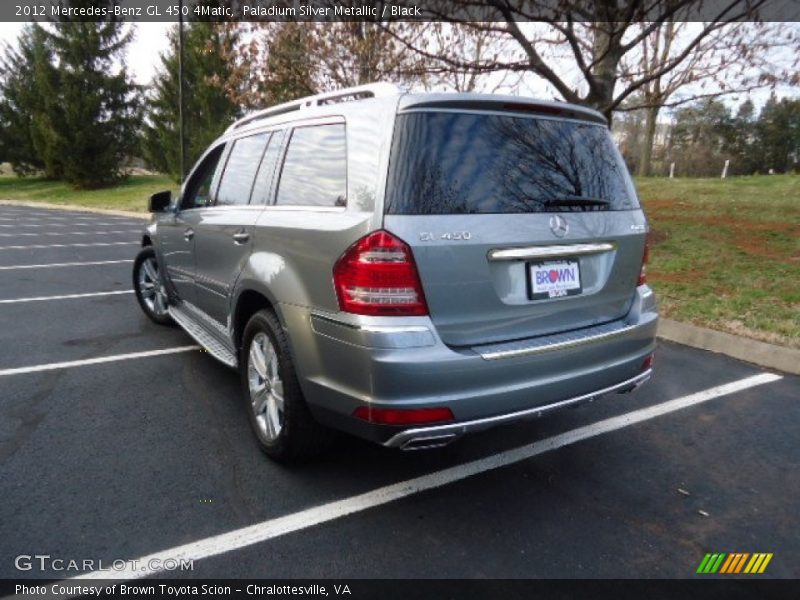 Paladium Silver Metallic / Black 2012 Mercedes-Benz GL 450 4Matic