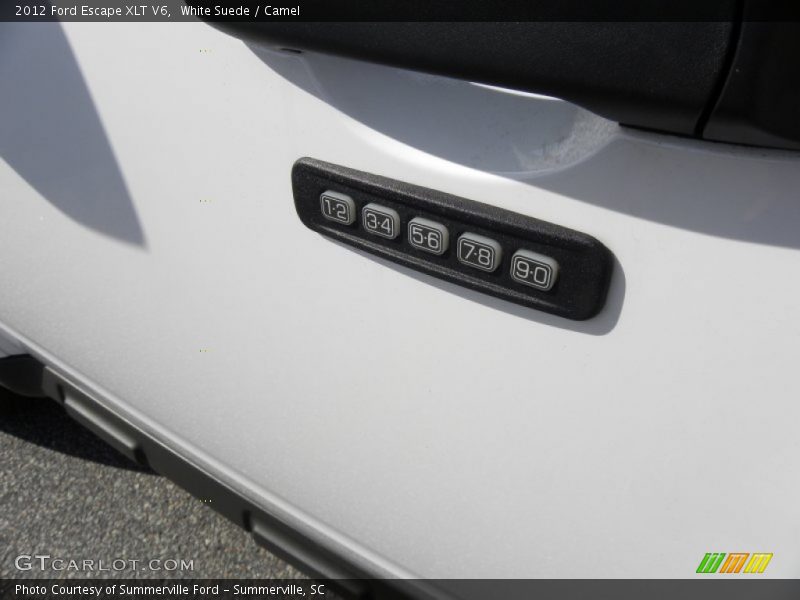 White Suede / Camel 2012 Ford Escape XLT V6