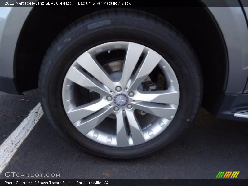 Paladium Silver Metallic / Black 2012 Mercedes-Benz GL 450 4Matic