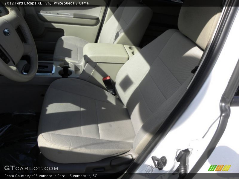 White Suede / Camel 2012 Ford Escape XLT V6