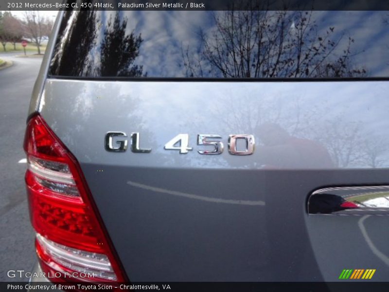 Paladium Silver Metallic / Black 2012 Mercedes-Benz GL 450 4Matic