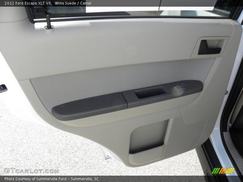 White Suede / Camel 2012 Ford Escape XLT V6