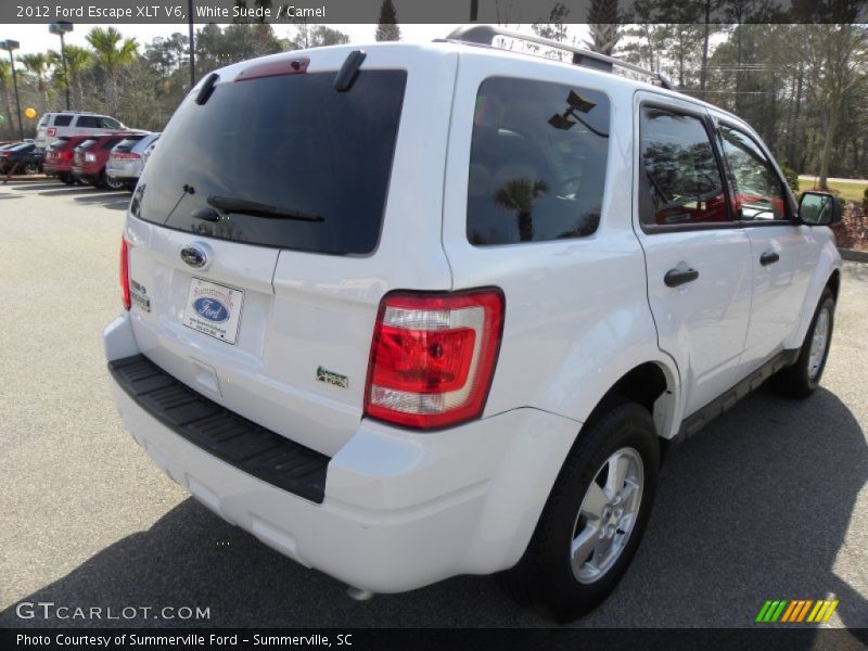 White Suede / Camel 2012 Ford Escape XLT V6