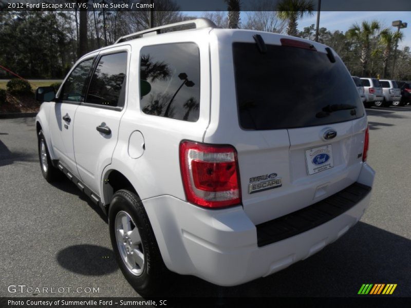 White Suede / Camel 2012 Ford Escape XLT V6