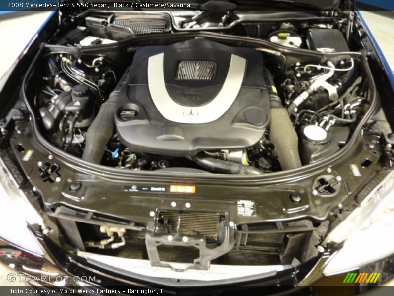 Black / Cashmere/Savanna 2008 Mercedes-Benz S 550 Sedan