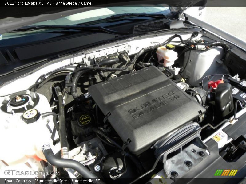 White Suede / Camel 2012 Ford Escape XLT V6