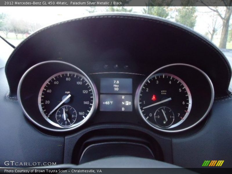 Paladium Silver Metallic / Black 2012 Mercedes-Benz GL 450 4Matic