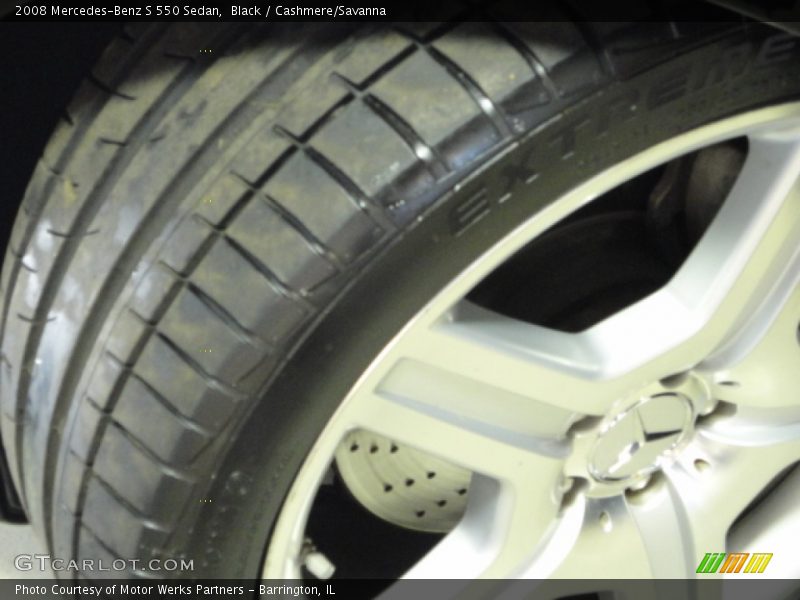 Black / Cashmere/Savanna 2008 Mercedes-Benz S 550 Sedan