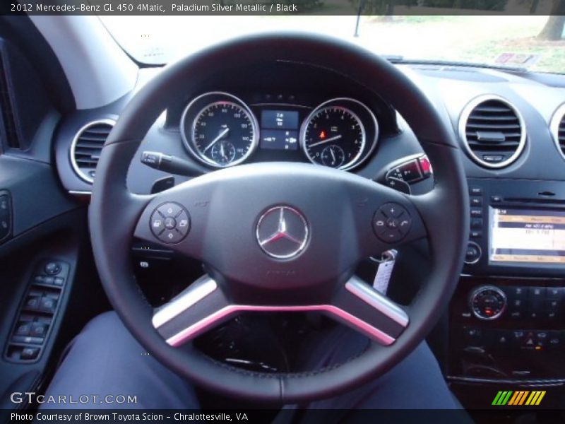 Paladium Silver Metallic / Black 2012 Mercedes-Benz GL 450 4Matic