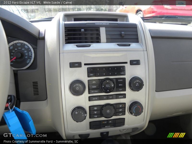 White Suede / Camel 2012 Ford Escape XLT V6