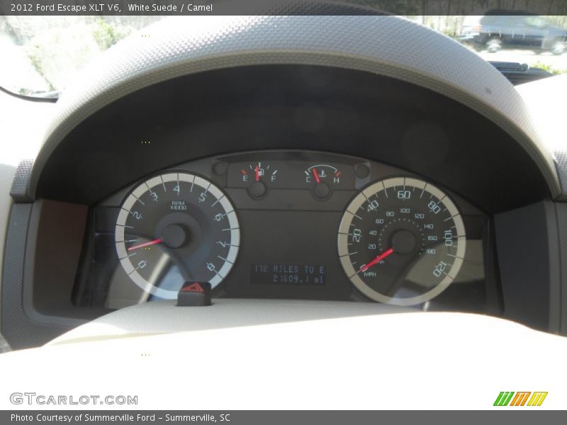 White Suede / Camel 2012 Ford Escape XLT V6