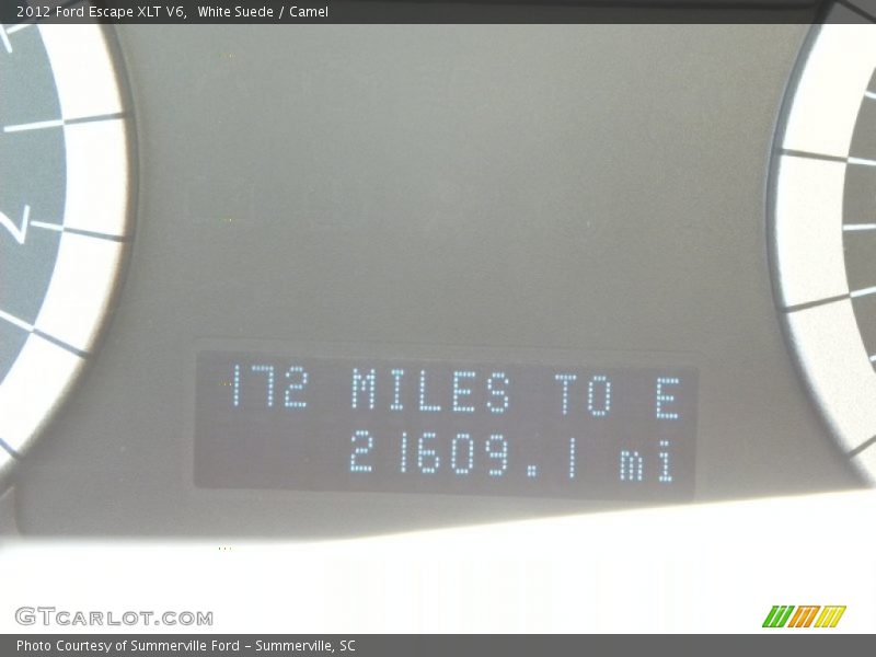 White Suede / Camel 2012 Ford Escape XLT V6