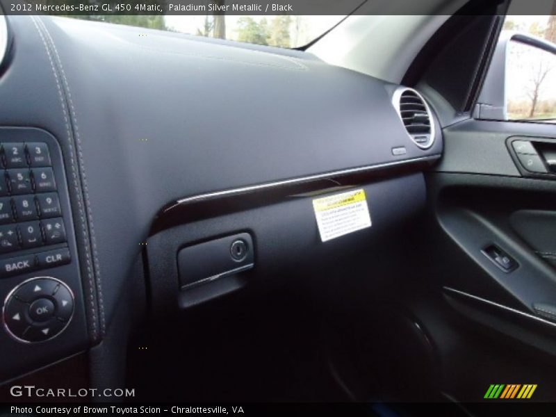 Paladium Silver Metallic / Black 2012 Mercedes-Benz GL 450 4Matic