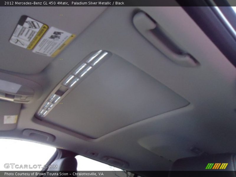 Paladium Silver Metallic / Black 2012 Mercedes-Benz GL 450 4Matic