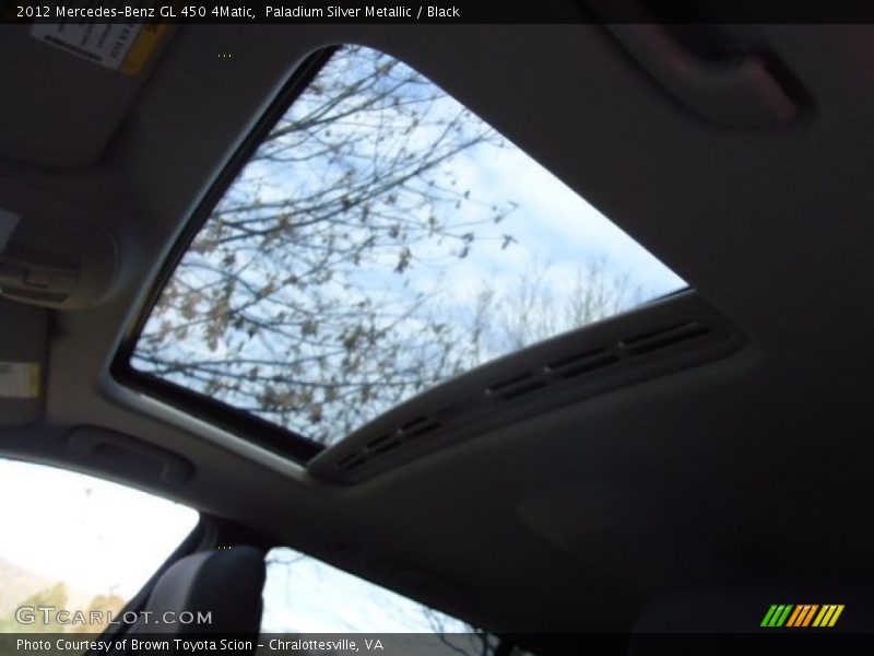 Paladium Silver Metallic / Black 2012 Mercedes-Benz GL 450 4Matic