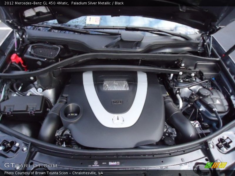 Paladium Silver Metallic / Black 2012 Mercedes-Benz GL 450 4Matic